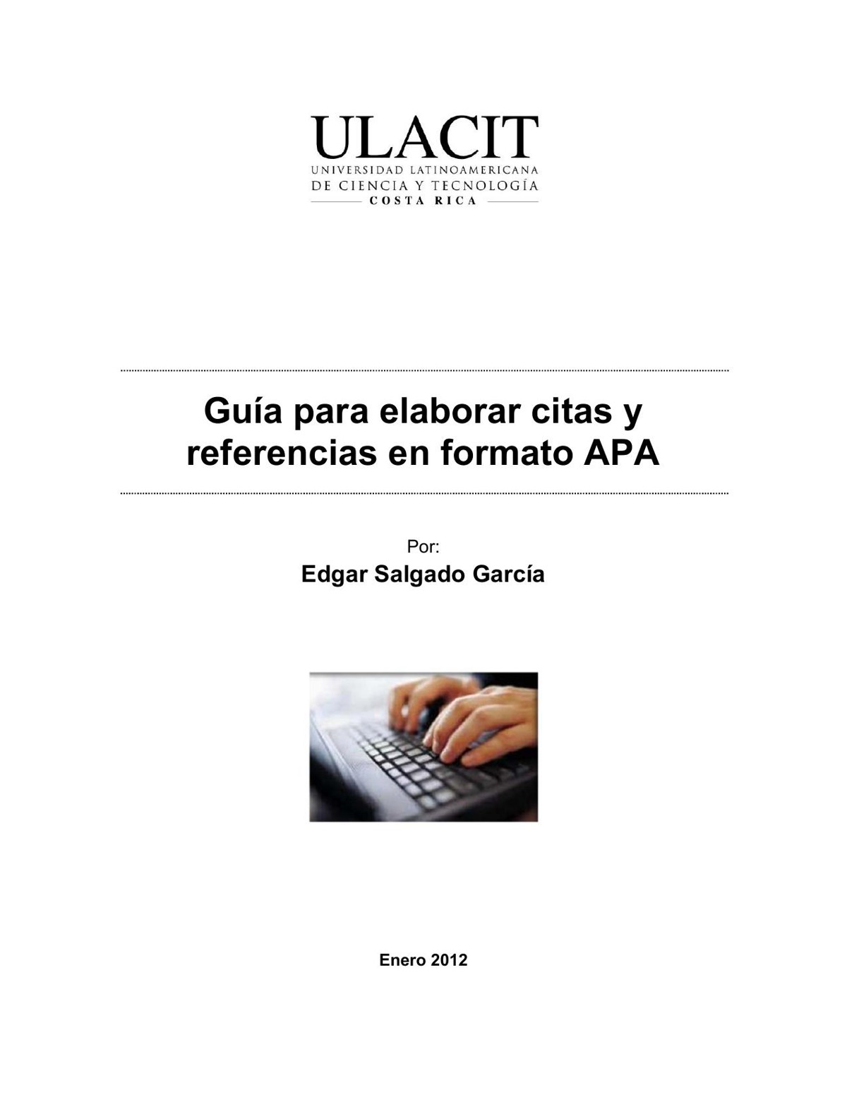 Manual APA ULACIT actualizado 2012